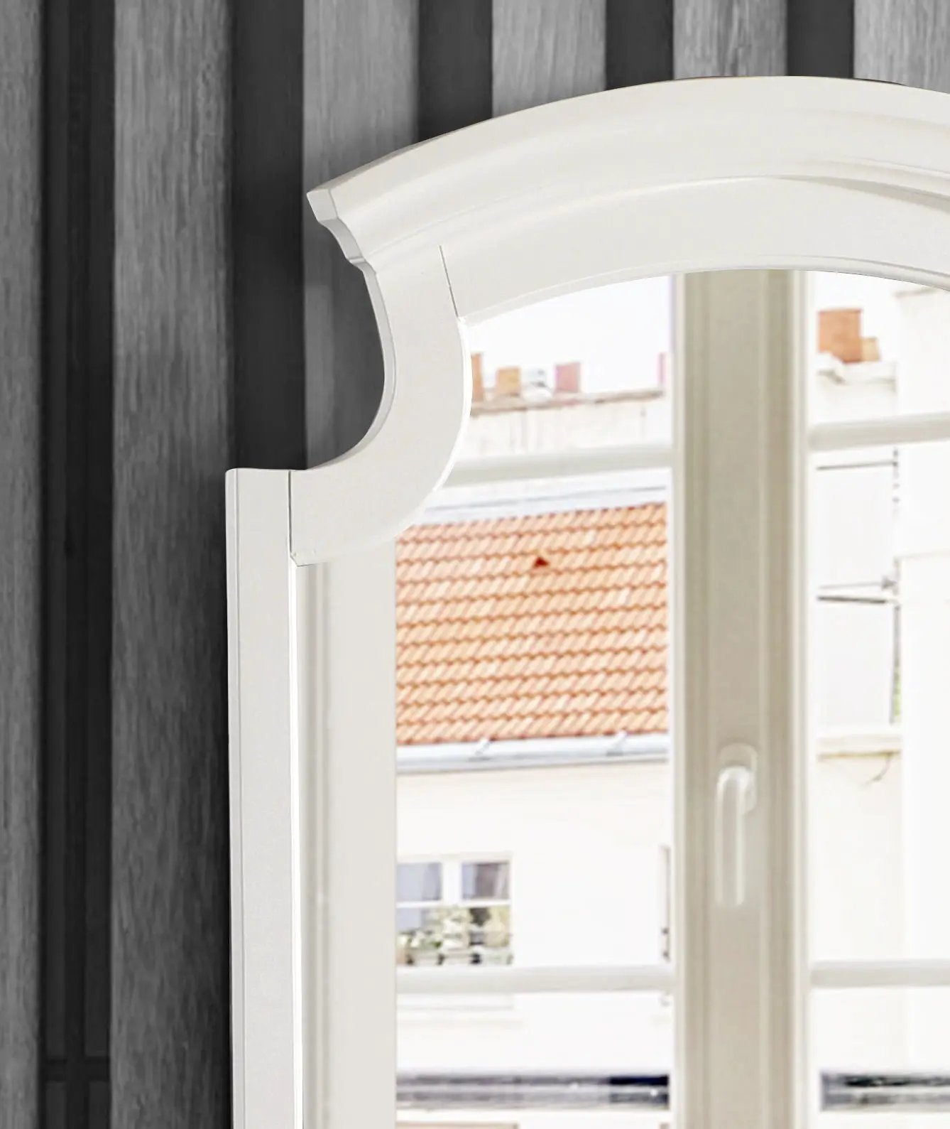 Summit Mirror With Real Wood Veneers and Mount