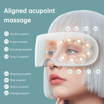New Arrival Dry Eye Massage And Heating Steam Eye Massage Equipment Vibration Electric Eye Steam Massager - Tampa Home & Garden Store
