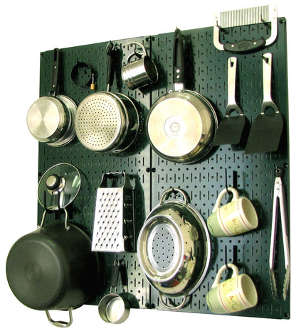 Kitchen Pegboard Storage Rack for Pots and Pans
