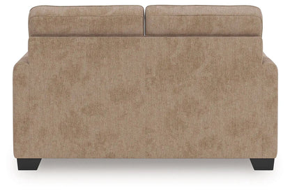 Olten Loveseat in Mocha Upholstery, Cozy