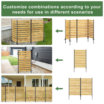 Cedar Wood Outdoor Privacy Screen for Pool