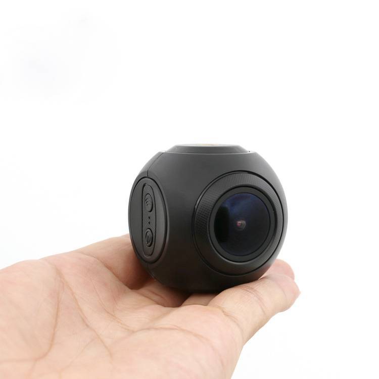 Mini black WiFi car dash cam, spherical body with front lens and side control buttons on Tampa Home & Garden Store