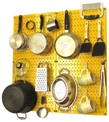 Kitchen Pegboard Storage Rack for Pots and Pans