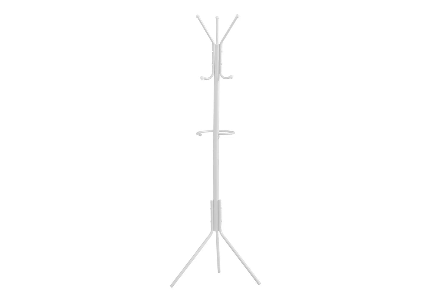 Coat Rack Hall Tree With Six Hooks For Entryway