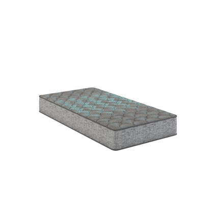 Comfort Care 11in Hybrid Mattress by HouseOfZazla, medium foam comfort, gray quilted cover on Tampa Home & Garden Store