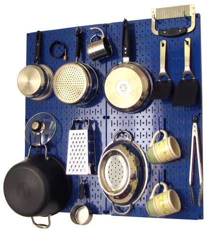 Kitchen Pegboard Storage Rack for Pots and Pans