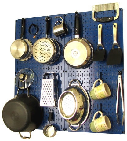 Kitchen Pegboard Storage Rack for Pots and Pans