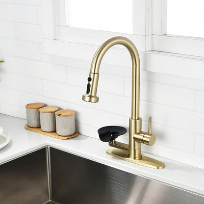 3 In 1 Kitchen Faucet and Press Glass Rinser