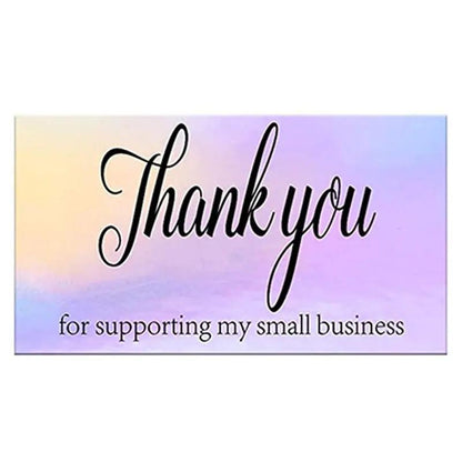 English Holiday Thank You Card for Do It Yourself