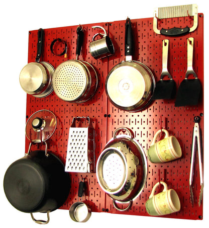 Kitchen Pegboard Storage Rack for Pots and Pans