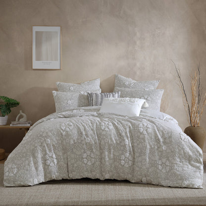 Tacey 5 Piece Textured And Cotton Bedding