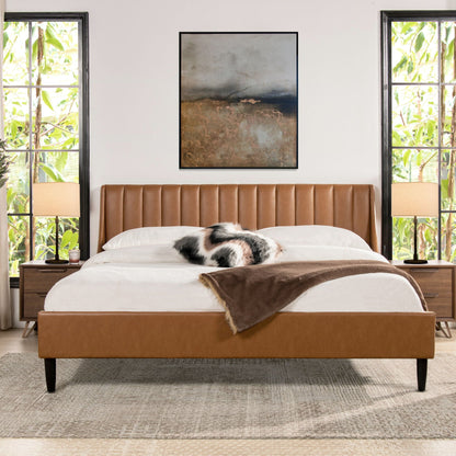 Aspen Vertical Tufted and Modern Platform Bed