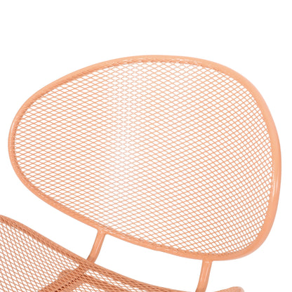Armless outdoor peach mesh chairs by HouseOfZazla Elba on Tampa Home & Garden Store