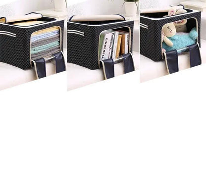 Steel Frame Storage Box With Oxford Cloth Cover