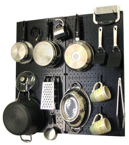 Kitchen Pegboard Storage Rack for Pots and Pans