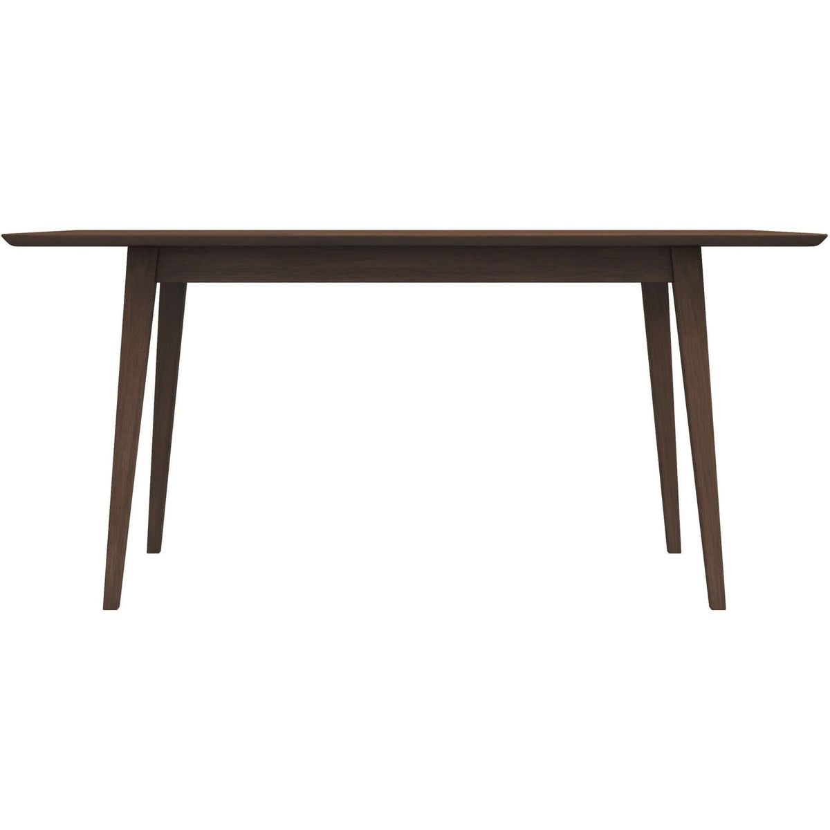 Mary - Modern Style Rectangular Dining Kitchen Table in dark walnut wood on Tampa Home & Garden Store