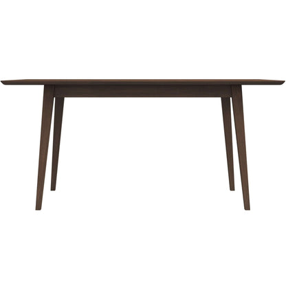 Mary - Modern Style Rectangular Dining Kitchen Table in dark walnut wood on Tampa Home & Garden Store