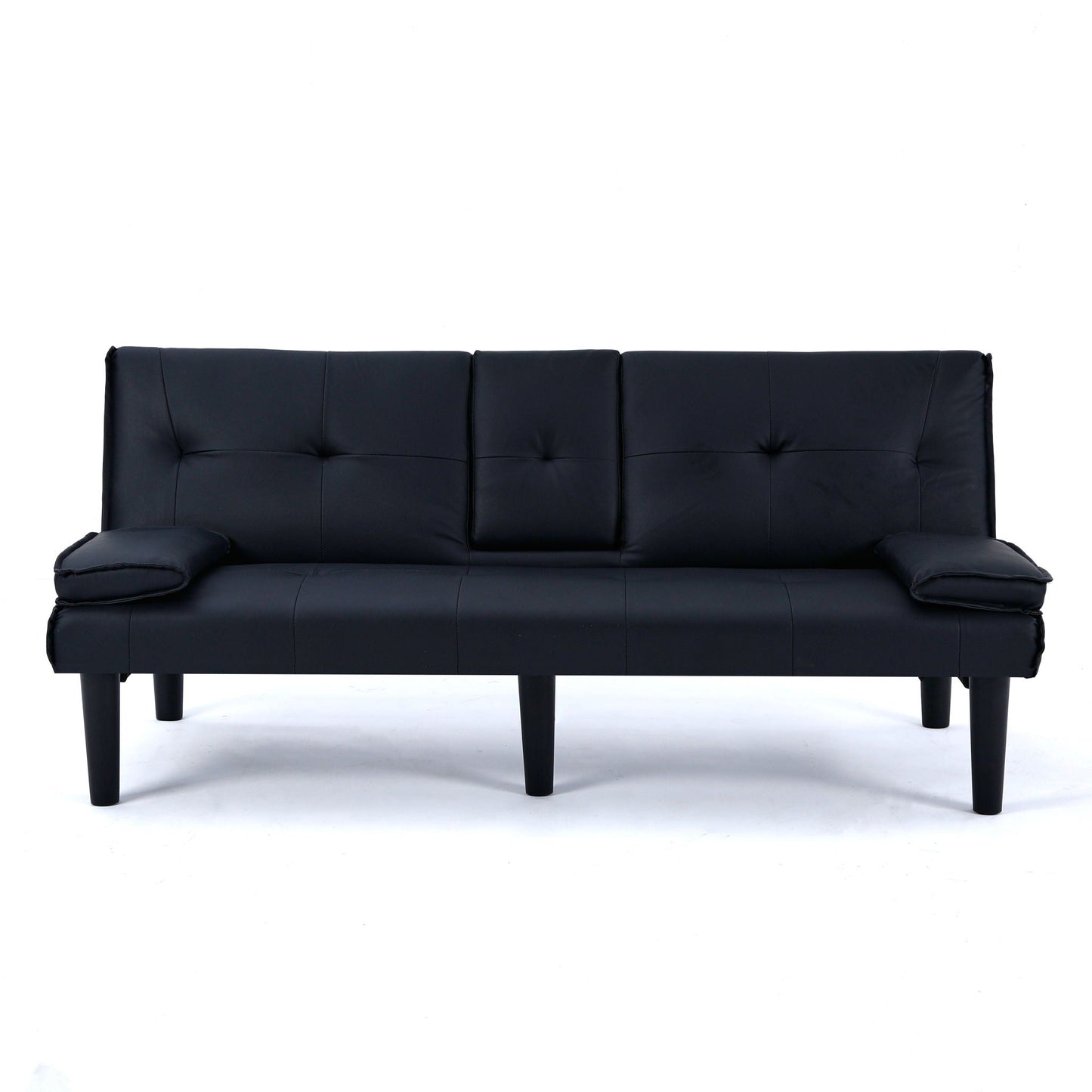 Compact Foldable Sofa Bed and Cup Holder