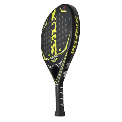 Padel racket Pegasus 3K Yellow 22 by Siux USA, black with neon yellow graphics on Tampa Home & Garden Store