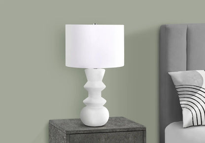 Ceramic Contemporary Table Lamp With Ivory Shade