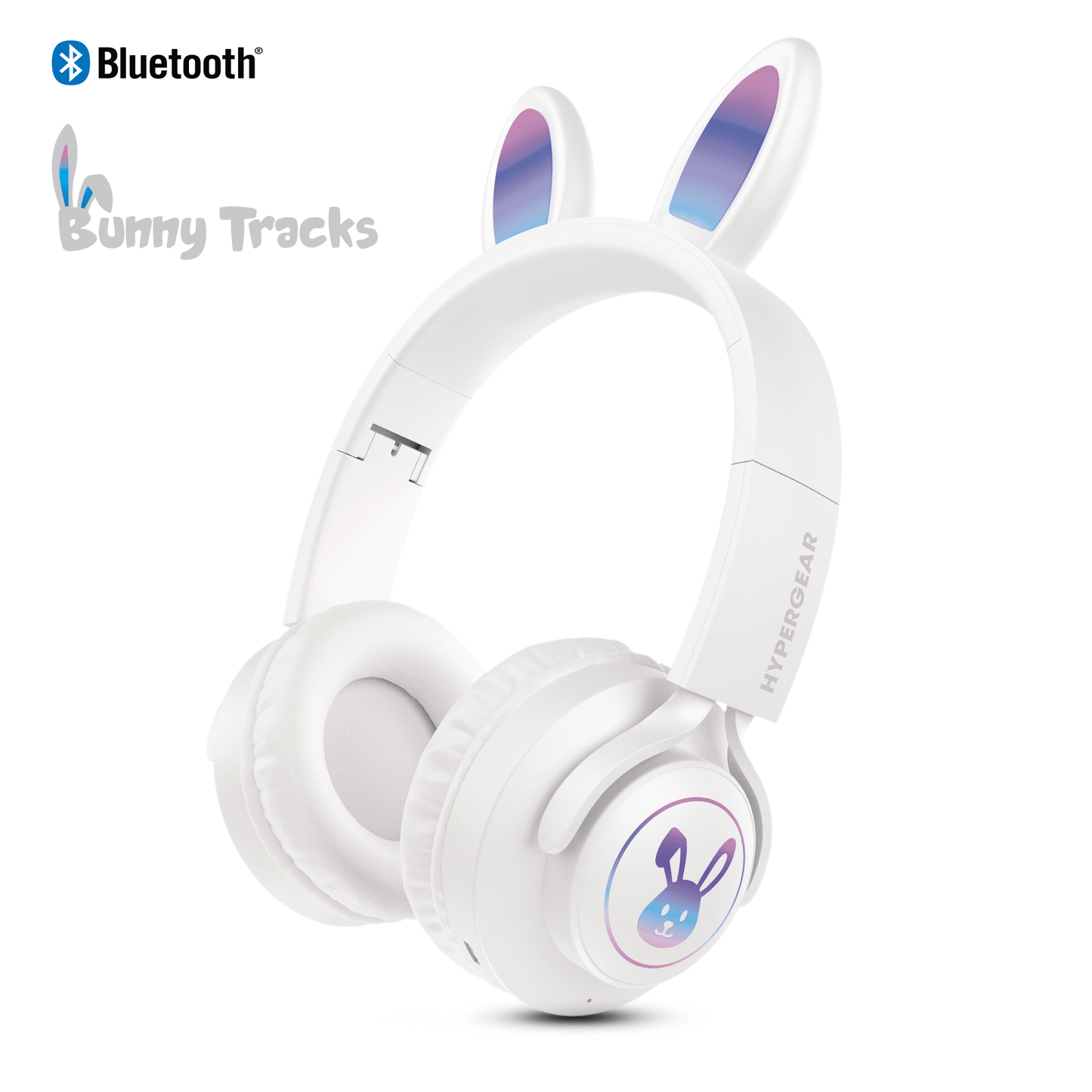 Bunny Tracks For Kids Wireless Light Headphones