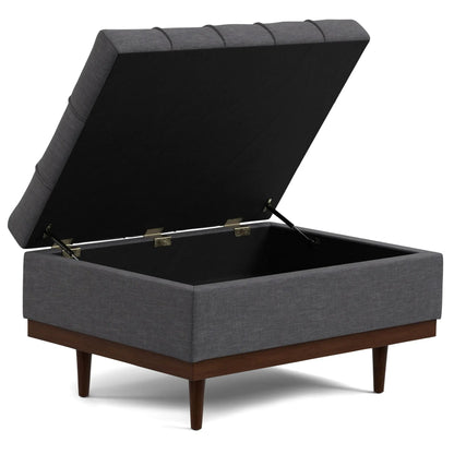 Mariah Upholstered Lift Top Table Storage Ottoman
