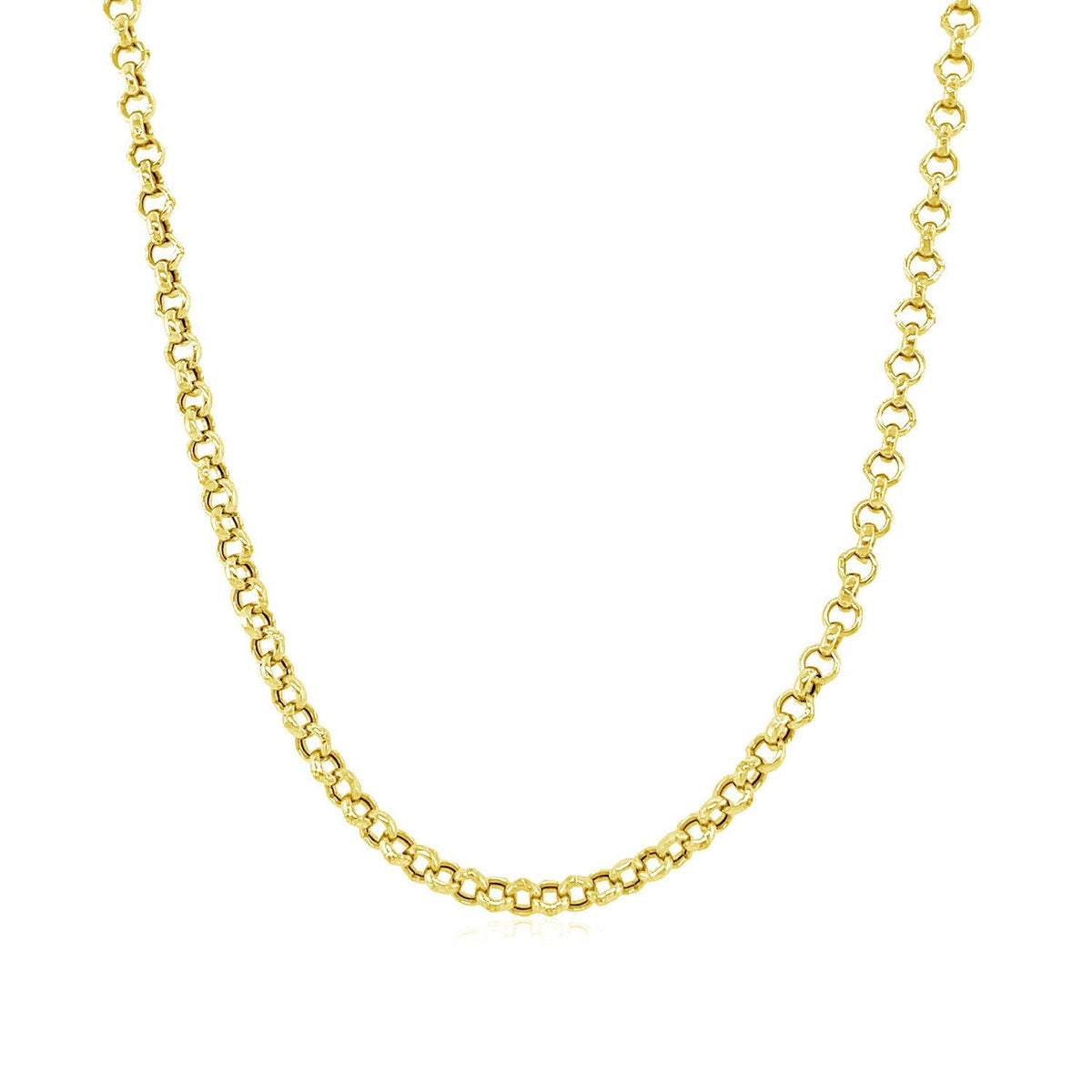 2.3mm yellow gold rolo chain necklace 10k by Bids.com on Tampa Home & Garden Store