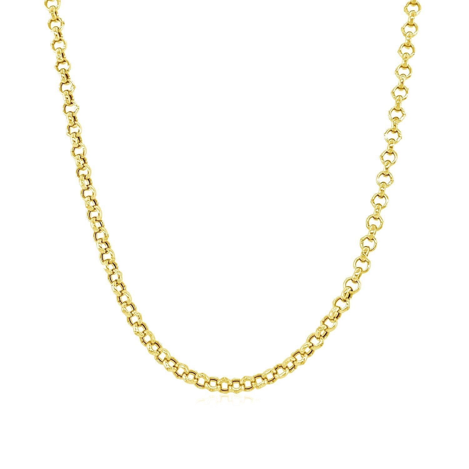 2.3mm yellow gold rolo chain necklace 10k by Bids.com on Tampa Home & Garden Store