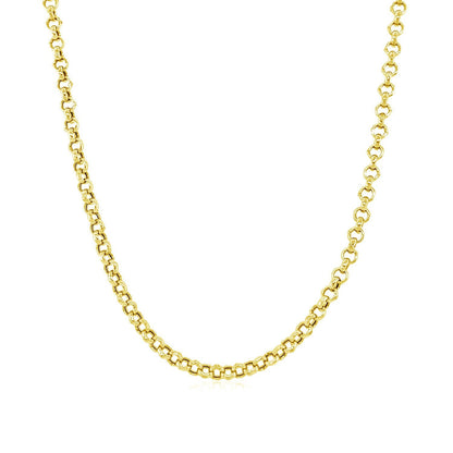 2.3mm yellow gold rolo chain necklace 10k by Bids.com on Tampa Home & Garden Store