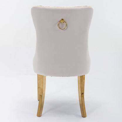 Nikki Modern Tufted Dining Chair Set of 2