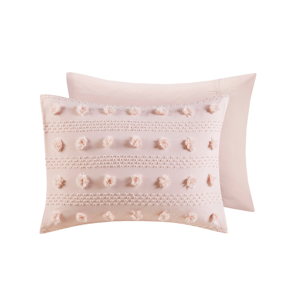 Luxury Full Queen Clip Jacquard Comforter and Set