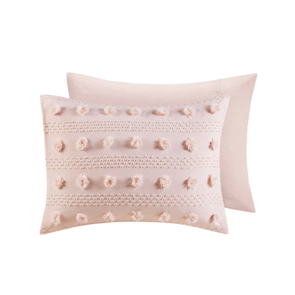 Luxury Full Queen Clip Jacquard Comforter and Set