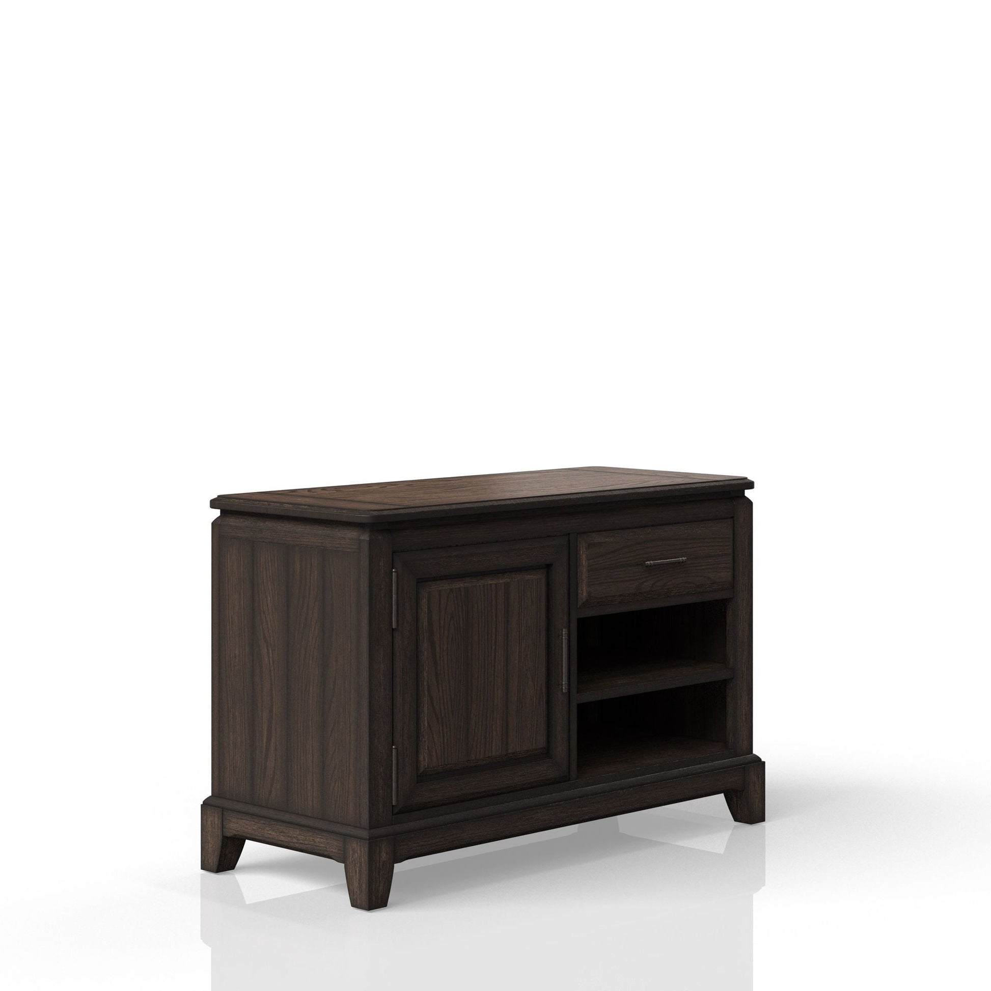 Office Storage Credenza - Chocolate, dark wood with drawers and cabinet by HouseOfZazla on Tampa Home & Garden Store
