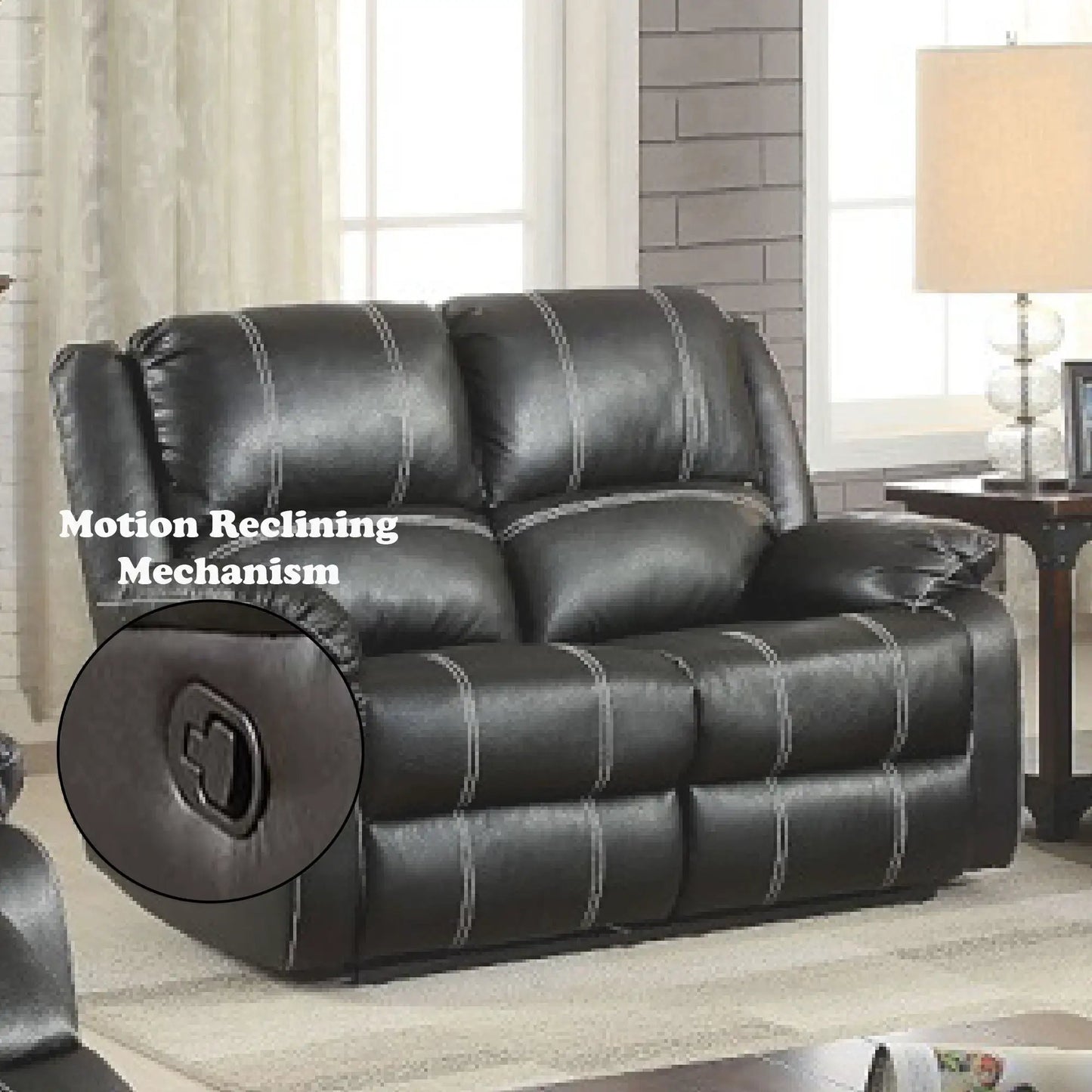 Zuriel Recliner Loveseat with Modern Comfort