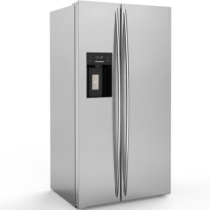 Réfrigérateur encastrable côte à côte de 91 cm (36 po) et de 566 litres (20,01 pi³) avec congélateur et machine à glaçons inclus 