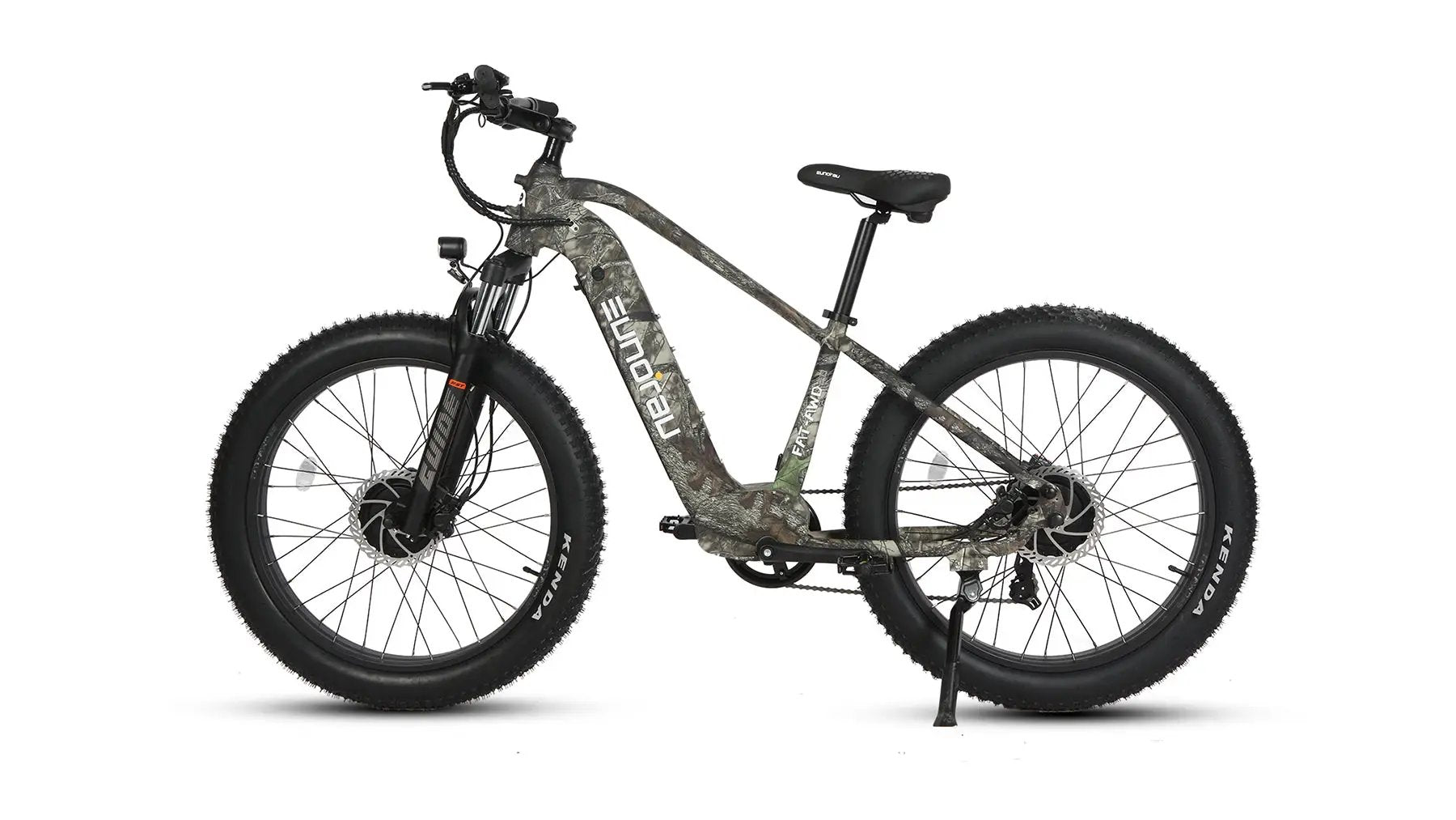 FAT-AWD 2.0 electric bicycle with camo frame and fat tires by EUNORAU E-BIKE US on Tampa Home & Garden Store