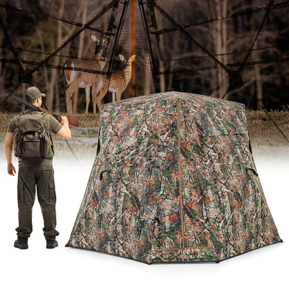 360° One Way See Through Ground Hunting Blind for Deer and Turkey Hunting - Tampa Home & Garden Store