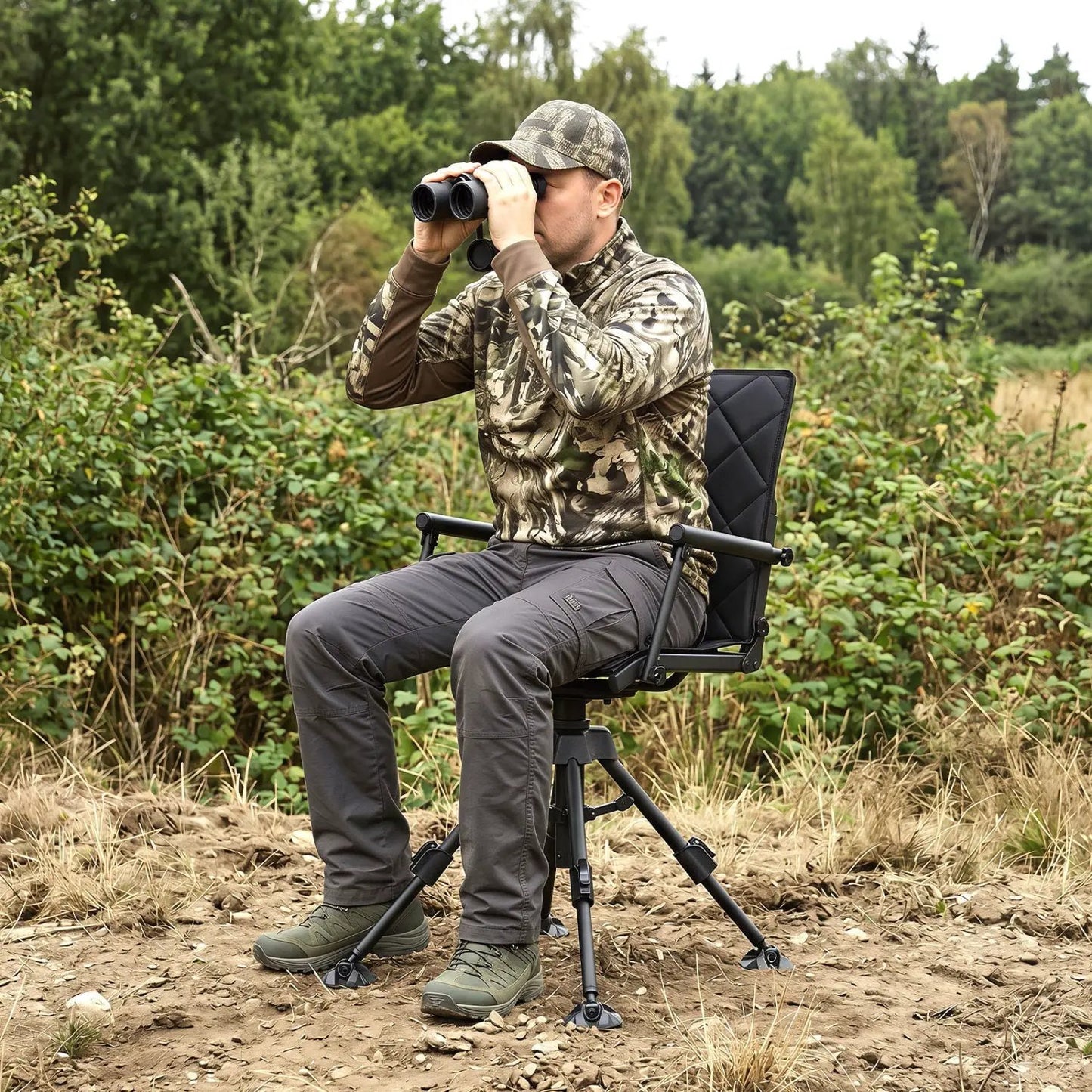 360 Degree Swivel Hunting Seat for 5 Level Height