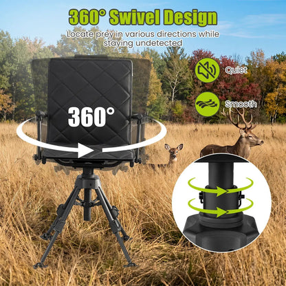 360 Degree Swivel Hunting Seat for 5 Level Height