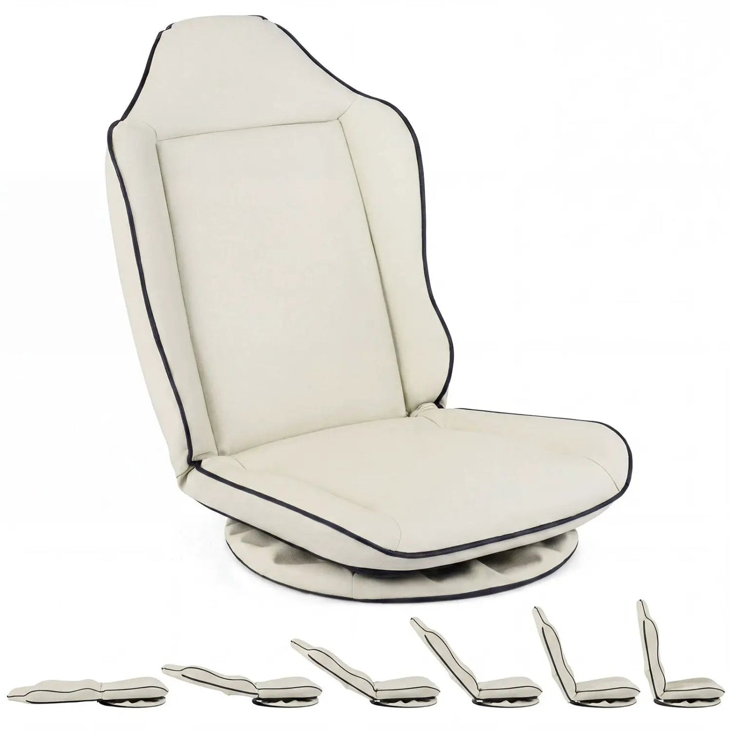360° Swivel Gaming Chair with Adjustable Backrest