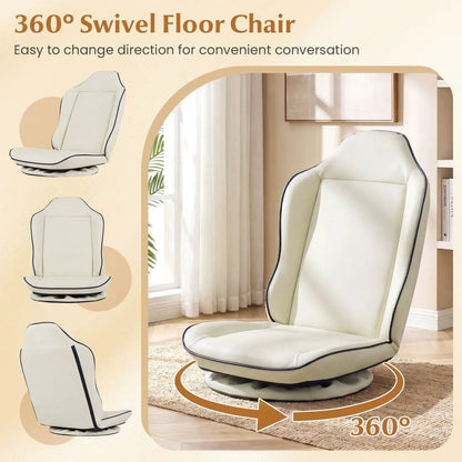 360° Swivel Gaming Chair with Adjustable Backrest