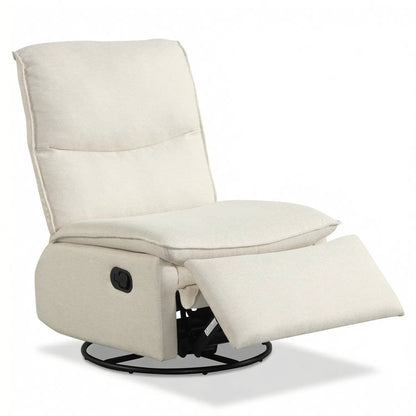 360° Swivel Rocking Chair with Cushioned Back