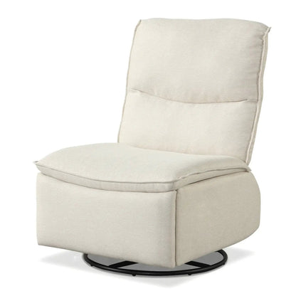 360° Swivel Rocking Chair with Cushioned Back