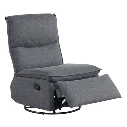 360° Swivel Rocking Chair with Cushioned Back
