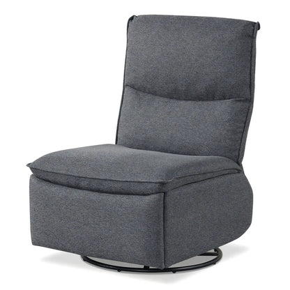 360° Swivel Rocking Chair with Cushioned Back