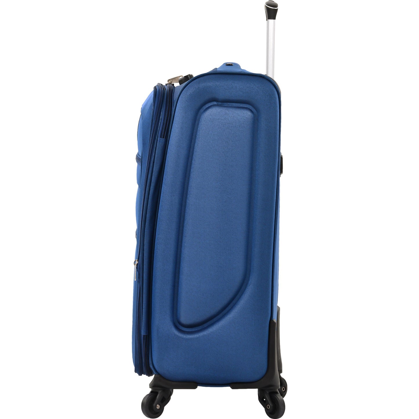 Blue softside expandable luggage suitcase with extendable handle and wheels HouseOfZazla on Tampa Home & Garden Store