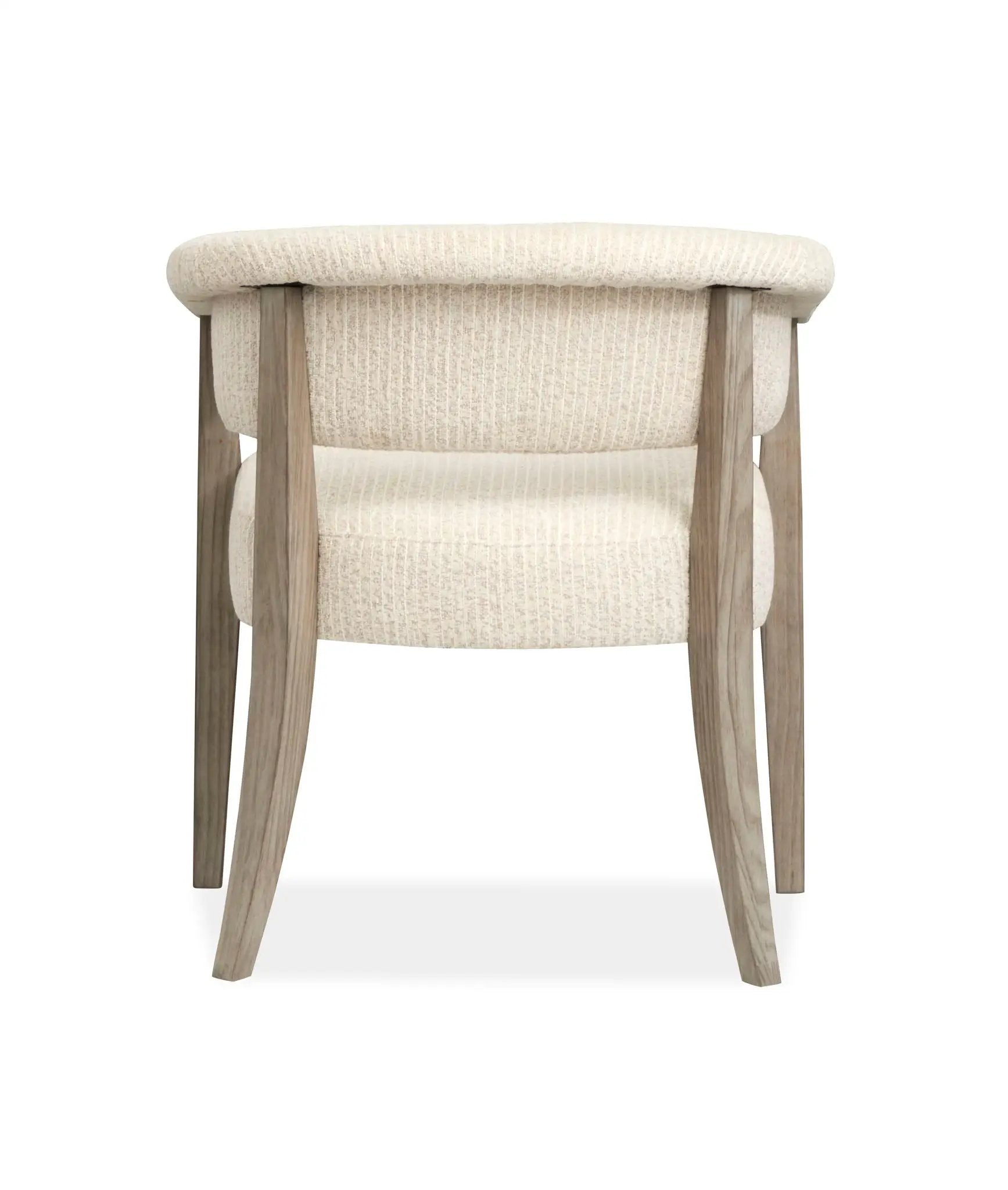 Braelyn Upholstered Host Chair set of 2 in beige textured fabric with light wood legs on Tampa Home & Garden Store