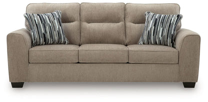 Olten stationary chair & ottoman in beige textured fabric by Unique Piece Furniture on Tampa Home & Garden Store