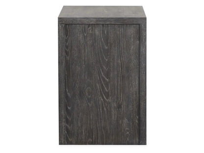 Kinsley Drawer Nightstand in Black Heron Finish