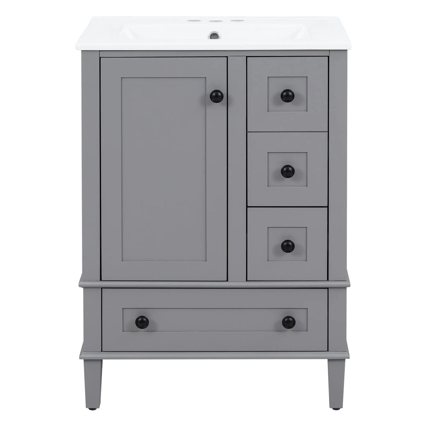 Bathroom Vanity With Basin and Soft Close Drawers